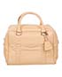 Maisie Clipper, &pound;240, Handbags, Cream, Leather, Front view